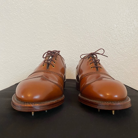 Bostonian Brown Leather Derby Shoes -golf - Picture 4 of 16